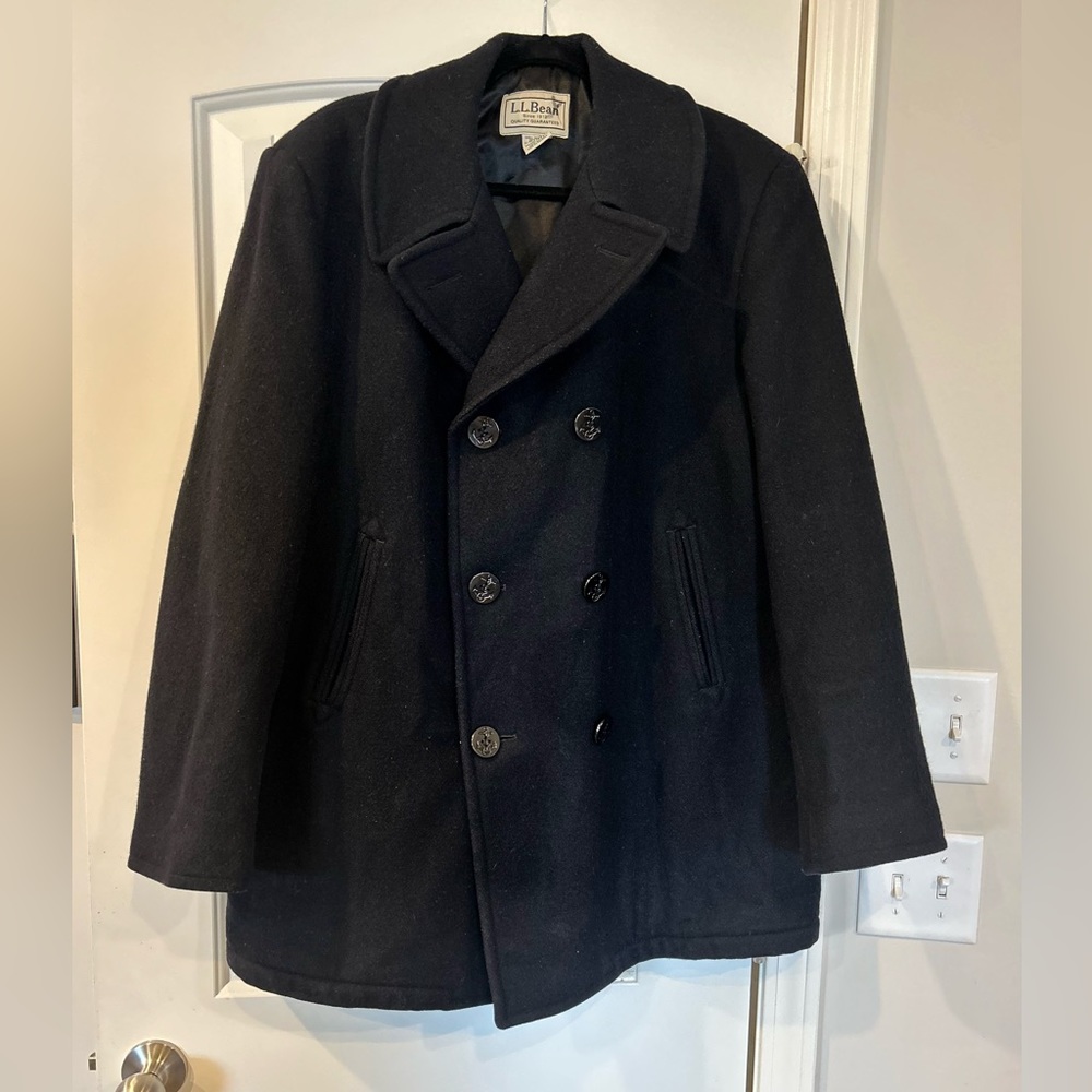L.L. Bean Wool Peacoat